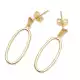 Gerometric Dangle earring, Brass with 22k gold plated earring, Wholesale jewelry